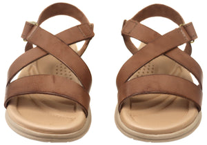 Pegada Mavada Womens Comfortable Leather Sandals Made In Brazil