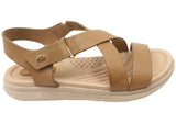 Pegada Mavada Womens Comfortable Leather Sandals Made In Brazil