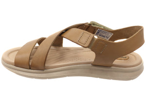 Pegada Mavada Womens Comfortable Leather Sandals Made In Brazil