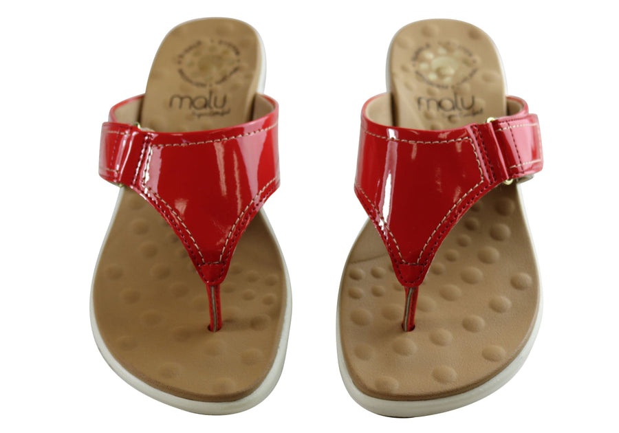 Malu Supercomfort Bronwyn Womens Comfort Thongs Sandals Made In Brazil