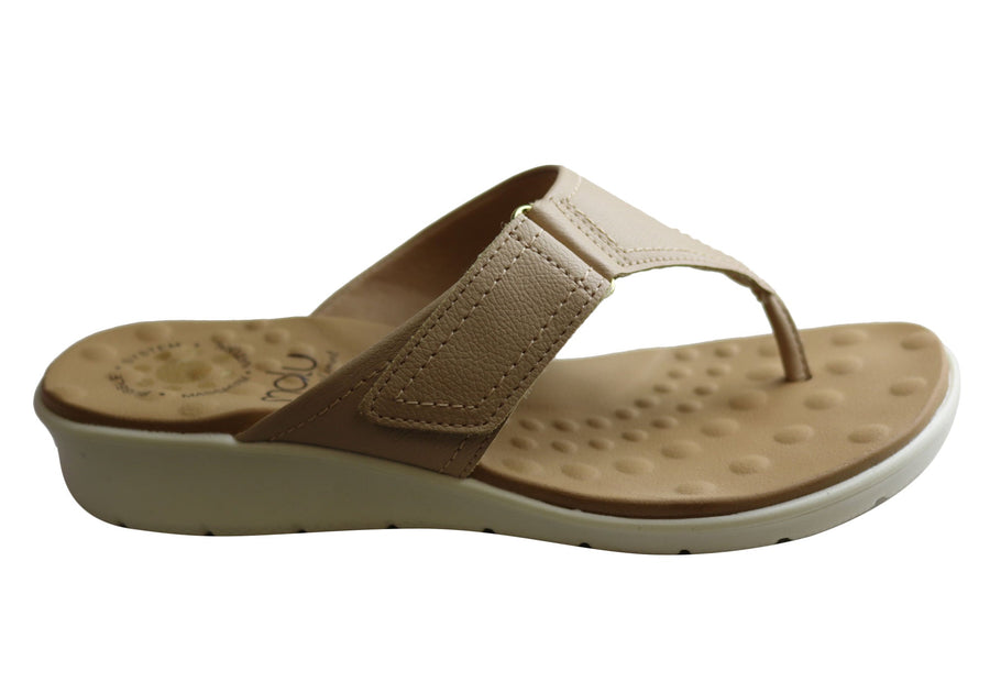 Malu Supercomfort Bronwyn Womens Comfort Thongs Sandals Made In Brazil