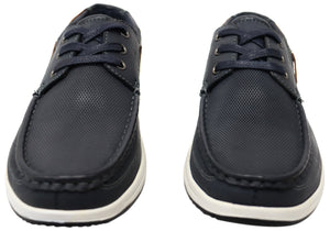 Natural Comfort Kent Mens Leather Comfortable Lace Up Casual Shoes