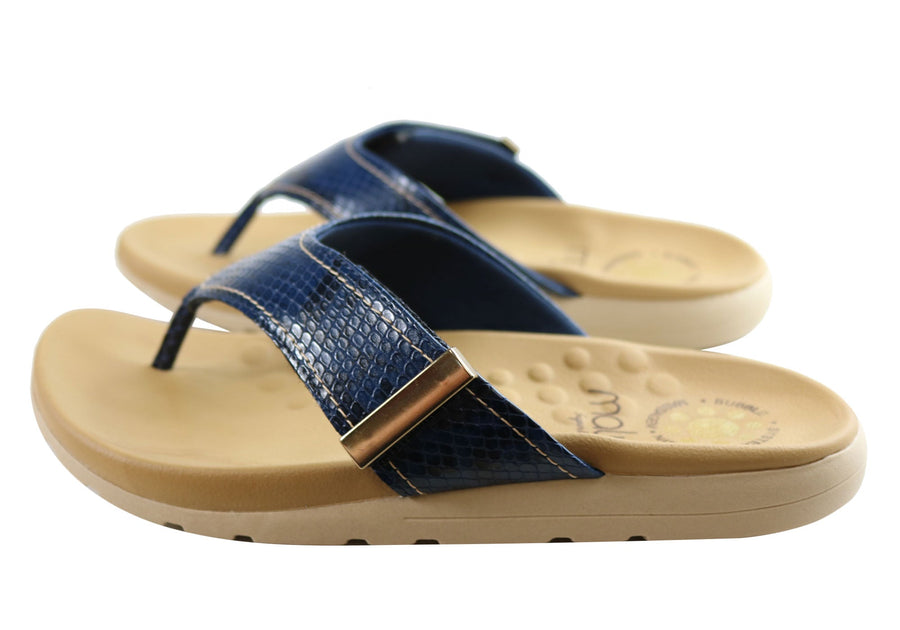 Malu Supercomfort Dinah Womens Comfort Thongs Sandals Made In Brazil