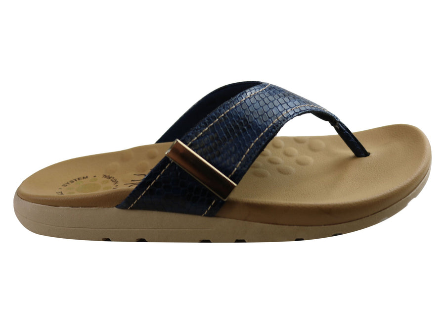 Malu Supercomfort Dinah Womens Comfort Thongs Sandals Made In Brazil