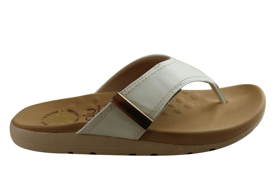 Malu Supercomfort Dinah Womens Comfort Thongs Sandals Made In Brazil