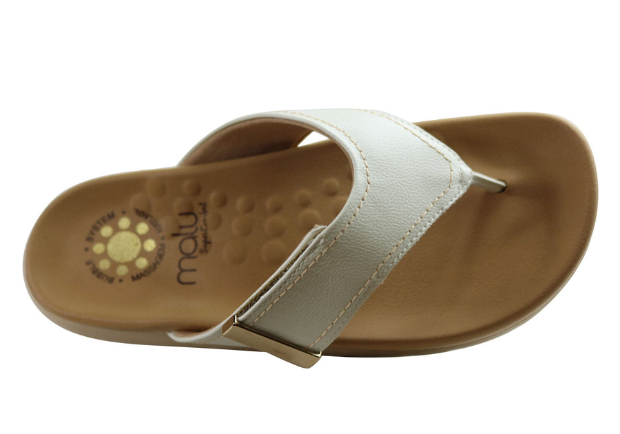 Malu Supercomfort Dinah Womens Comfort Thongs Sandals Made In Brazil