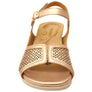 Revere Womens Kaya Wedge Comfortable Supportive Leather Sandals