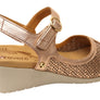 Revere Womens Kaya Wedge Comfortable Supportive Leather Sandals