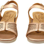 Revere Womens Kaya Wedge Comfortable Supportive Leather Sandals