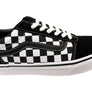 Vans Mens Ward Checkered Comfortable Lace Up Sneakers