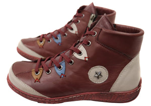 Orizonte Tova Womens European Comfortable Leather Ankle Boots