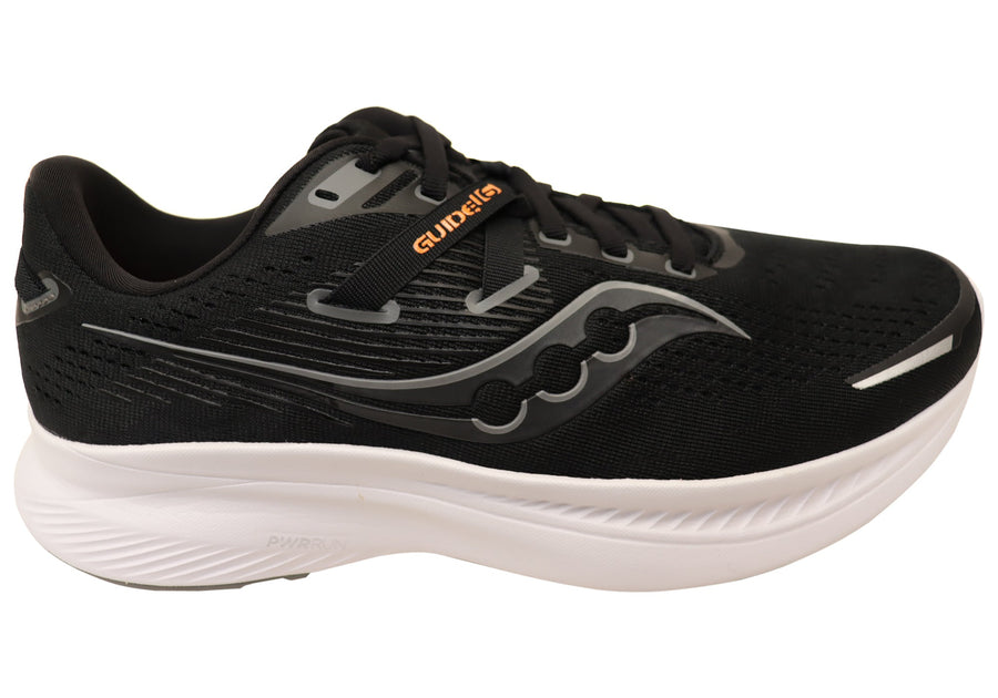 Saucony Mens Guide 16 Comfortable Wide Fit Athletic Shoes