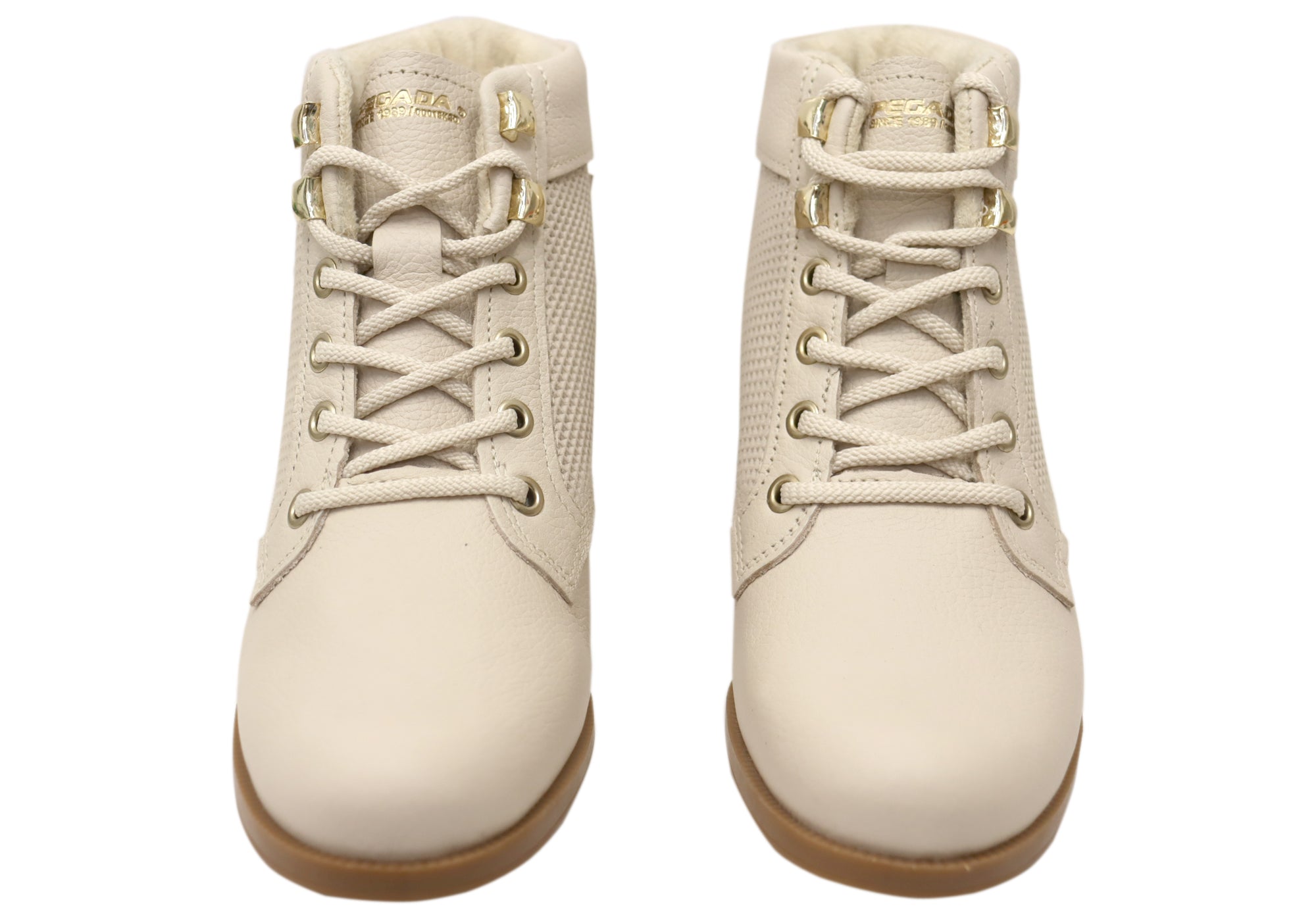 Pegada Minki Womens Comfortable Brazilian Leather Lace Up Boots