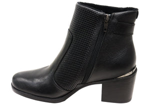 Pegada Mercury Womens Comfortable Brazilian Leather Ankle Boots