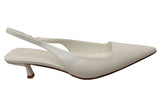 Billini Vilja Womens Low Heel Pointed Toe Sling Back Pumps Heels