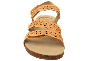 Scholl Orthaheel Able II Womens Comfortable Supportive Leather Sandals