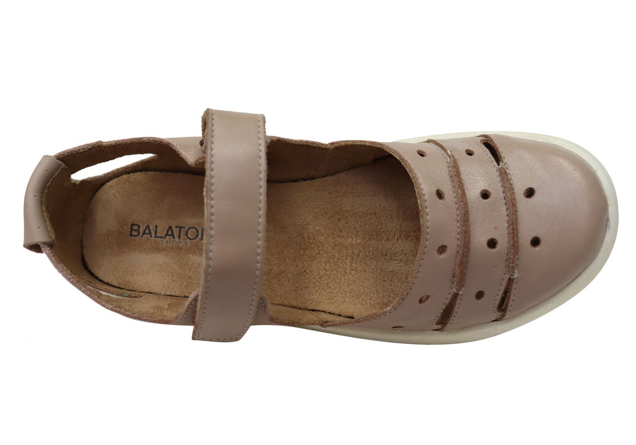 Balatore Dallas Womens Comfortable Brazilian Mary Jane Leather Shoes