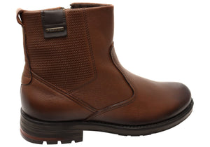 Pegada Banjjo Mens Comfortable Leather Boots Made In Brazil