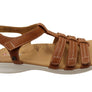 Revere Bronte Womens Comfortable Leather Sandals