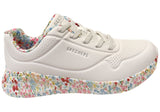 Skechers Womens Uno Lite Subtle Prints Comfortable Lace Up Shoes