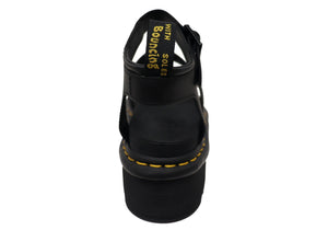 Dr Martens Womens Blaire Quad Hydro Leather Platform Sandals