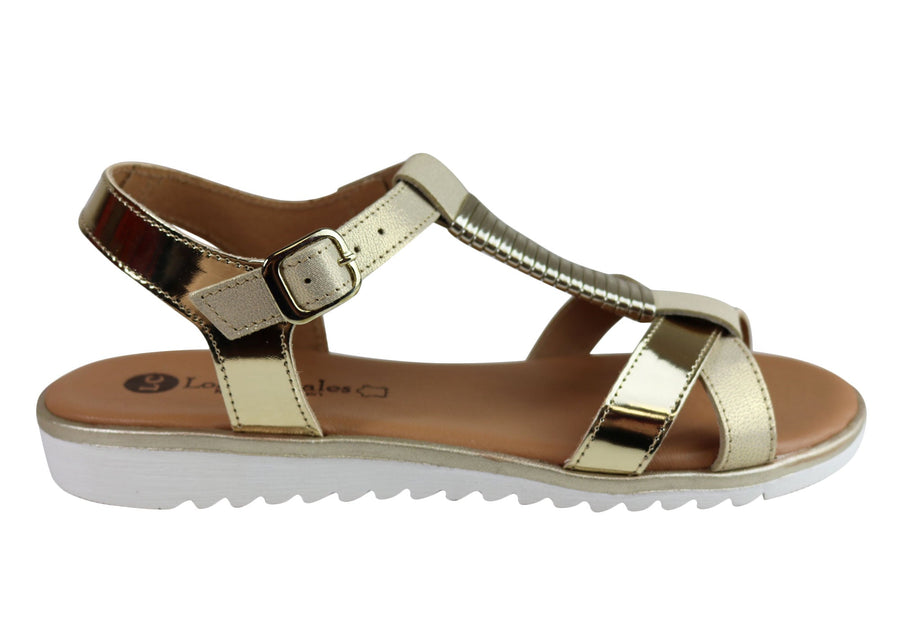 Lola Canales Gina Womens Comfortable Leather Sandals Made In Spain