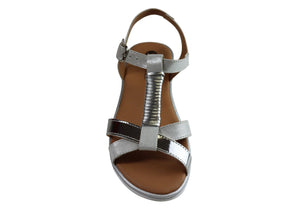 Lola Canales Gina Womens Comfortable Leather Sandals Made In Spain