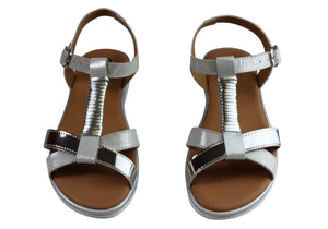Lola Canales Gina Womens Comfortable Leather Sandals Made In Spain