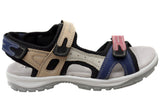 Cabello Comfort Trek Womens Leather Adjustable Strap Sandals