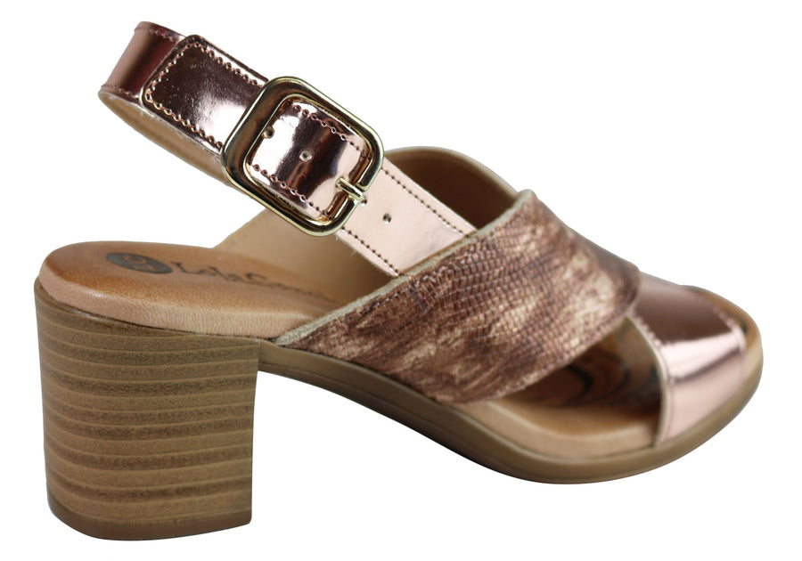 Lola Canales Rana Womens Comfortable Leather Sandals Made In Spain