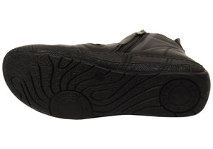 Orizonte Lucio Womens European Comfortable Leather Ankle Boots