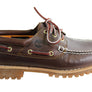 Timberland Mens Leather Authentics 3 Eye Classic Boat Shoes