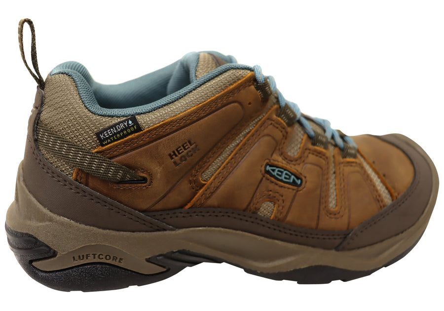 Keen Circadia Waterproof Womens Leather Wide Fit Hiking Shoes