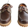 Timberland Mens Leather Authentics 3 Eye Classic Boat Shoes