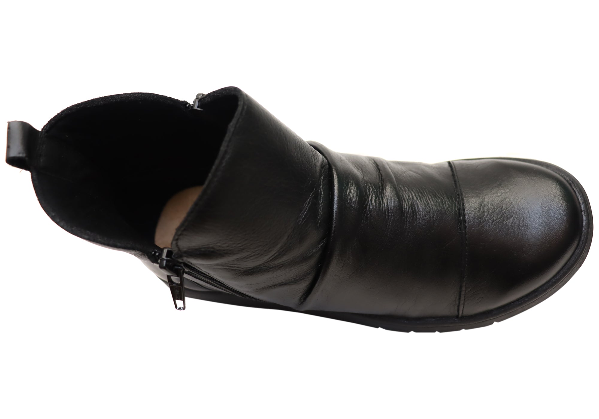 Balatore Claudia Womens Comfortable Leather Ankle Boots Made In Brazil