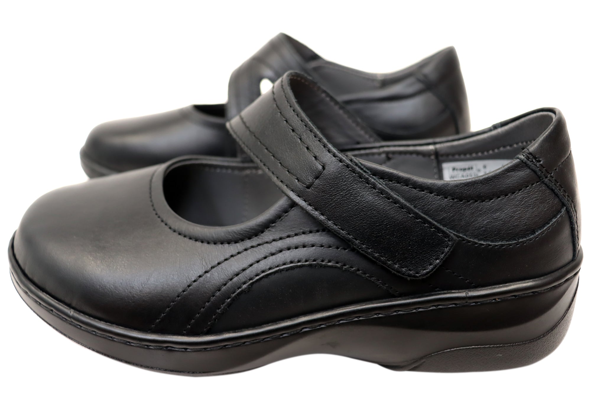 Propet Womens Golda Leather Comfort 2E Extra Wide Fit Mary Jane Shoes