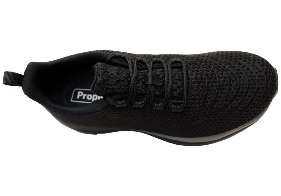 Propet Womens Tour Knit Comfortable Wide Width Lace Up Shoes