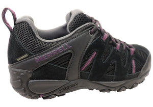 Merrell Womens Deverta 2 Waterproof Comfortable Leather Hiking Shoes