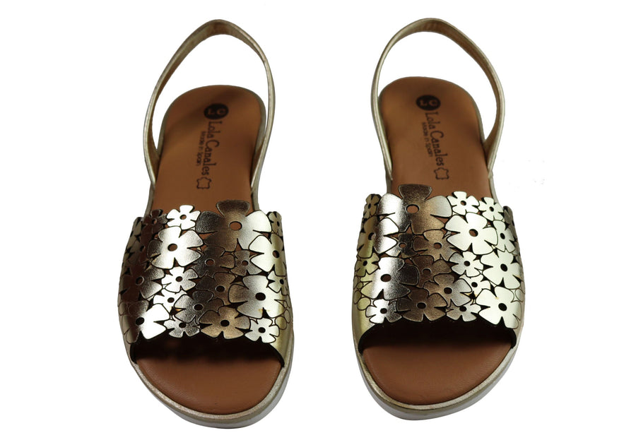 Lola Canales Angie Womens Comfortable Leather Sandals Made In Spain