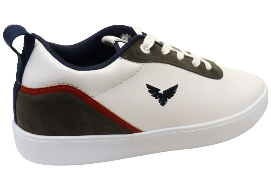 Eagle Fly Pete Mens Comfortable Lace Up Casual Shoes Made In Brazil