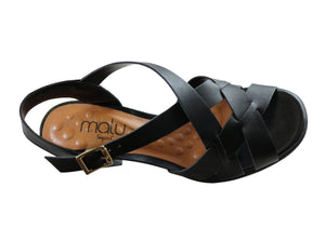 Malu Supercomfort Gianna Womens Comfort Sandals Heels Made In Brazil