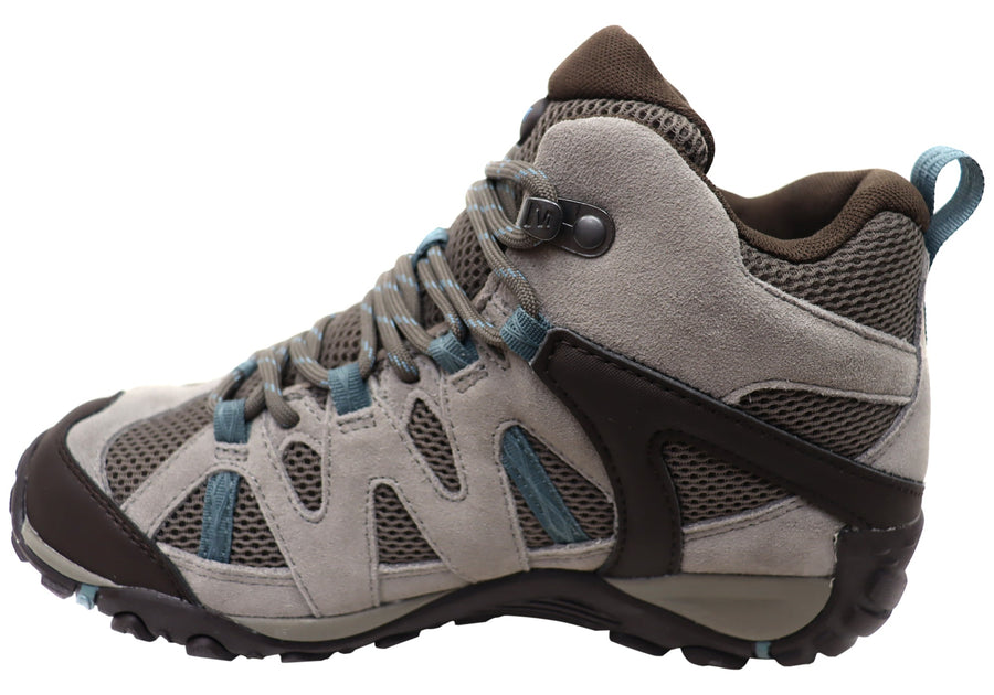 Merrell Womens Deverta 2 Mid Waterproof Comfort Leather Hiking Boots