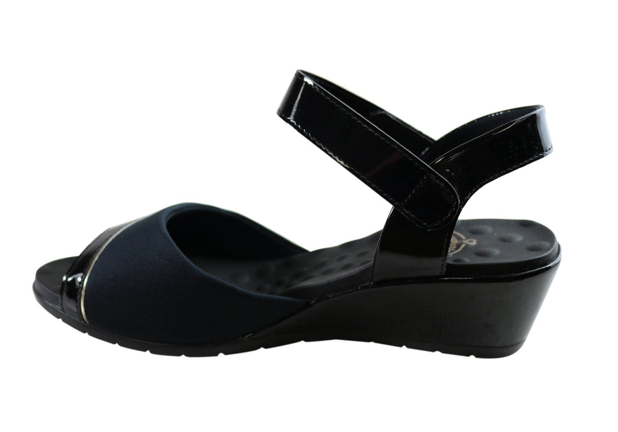 Malu Supercomfort Greer Womens Comfort Wedge Sandals Made In Brazil