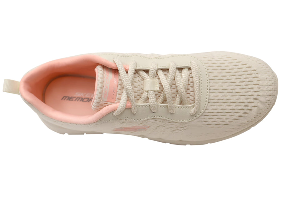 Skechers Womens Track New Staple Memory Foam Lace Up Shoes