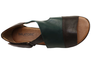 Balatore Penelope Womens Comfortable Leather Sandals Made In Brazil