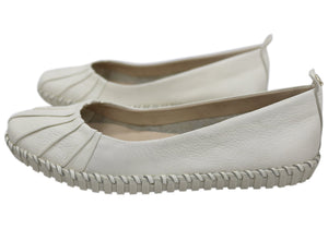 Bottero Namibia Womens Comfortable Leather Flats Shoes Made In Brazil