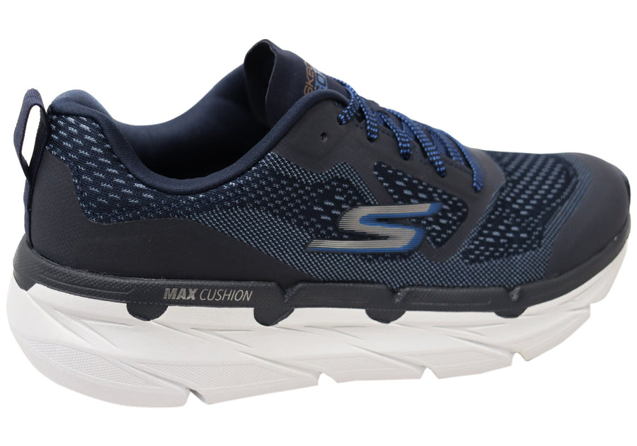 Skechers Mens Max Cushioning Premier Vantage Lace Up Shoes