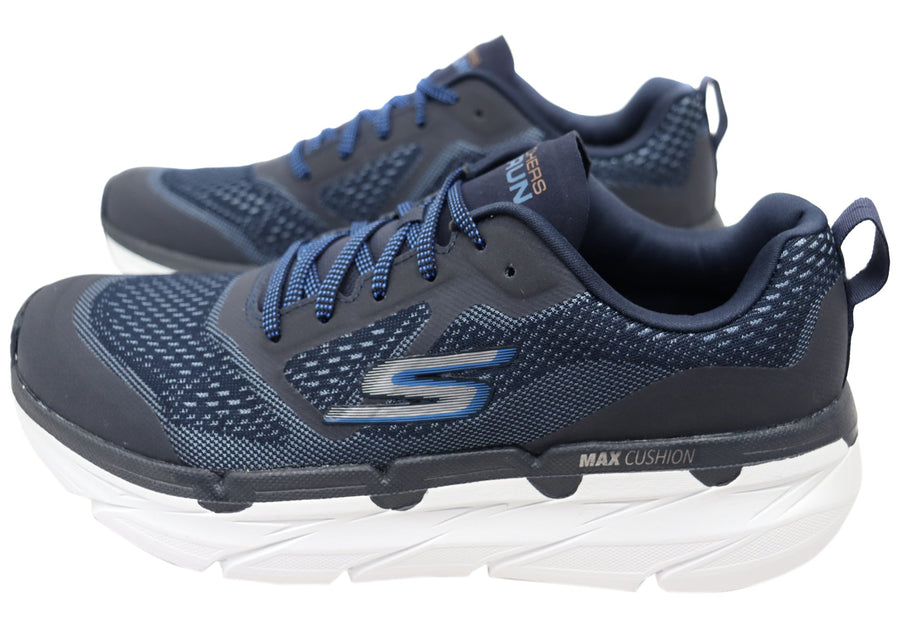 Skechers Mens Max Cushioning Premier Vantage Lace Up Shoes