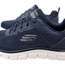 Skechers Mens Track Broader Memory Foam Lace Up Shoes