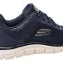 Skechers Mens Track Broader Memory Foam Lace Up Shoes